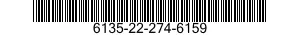 NSN 6135-22-274-6159 6135222746159 222746159 BATTERY,DRY