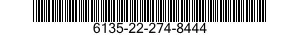 6135-22-274-8444 BATTERI 6135222748444 222748444