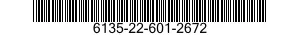 NSN 6135-22-601-2672 6135226012672 226012672 BATTERY SET