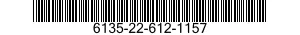 6135-22-612-1157 BATTERY, RECHARGEAB 6135226121157 226121157