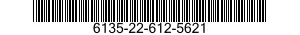 NSN 6135-22-612-5621 6135226125621 226125621 BATTERY,NONRECHARGEABLE