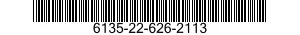 NSN 6135-22-626-2113 6135226262113 226262113 BATTERY,NONRECHARGEABLE