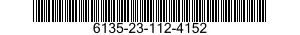 6135-23-112-4152 BATTERY,WATER ACTIVATED 6135231124152 231124152