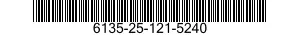 6135-25-121-5240 BATTERY,NONRECHARGEABLE 6135251215240 251215240