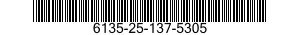 6135-25-137-5305 BATTERY,NONRECHARGEABLE 6135251375305 251375305