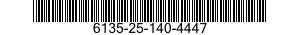 6135-25-140-4447 BATTERY SET 6135251404447 251404447