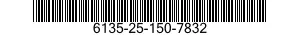 6135-25-150-7832 CELL,BATTERY 6135251507832 251507832