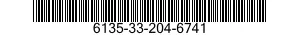 6135-33-204-6741 BATTERY,NONRECHARGEABLE 6135332046741 332046741