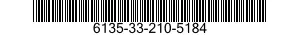 6135-33-210-5184 CELL,BATTERY 6135332105184 332105184