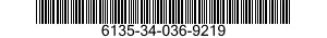 6135-34-036-9219 CELL,BATTERY 6135340369219 340369219