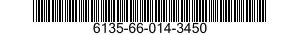 NSN 6135-66-014-3450 6135660143450 660143450 BATTERY,NONRECHARGEABLE