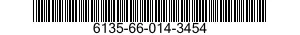 6135-66-014-3454 BATTERY,NONRECHARGEABLE 6135660143454 660143454