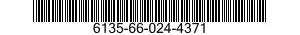 6135-66-024-4371 BATTERY,NONRECHARGEABLE 6135660244371 660244371