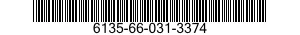 6135-66-031-3374 BATTERY,NONRECHARGEABLE 6135660313374 660313374