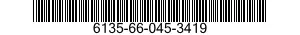 6135-66-045-3419 BATTERY,NONRECHARGEABLE 6135660453419 660453419