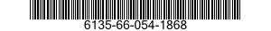 6135-66-054-1868 BATTERY,NONRECHARGEABLE 6135660541868 660541868