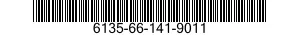 6135-66-141-9011 BATTERY,NONRECHARGEABLE 6135661419011 661419011