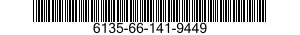 6135-66-141-9449 BATTERY,NONRECHARGEABLE 6135661419449 661419449