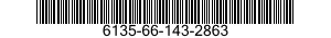 6135-66-143-2863 BATTERY ASSEMBLY 6135661432863 661432863