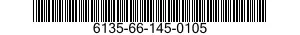 6135-66-145-0105 BATTERY,NONRECHARGEABLE 6135661450105 661450105