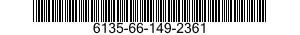 6135-66-149-2361 CELL,BATTERY 6135661492361 661492361