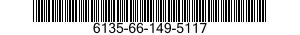 6135-66-149-5117 CELL,BATTERY 6135661495117 661495117