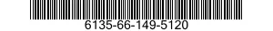 6135-66-149-5120 CELL,BATTERY 6135661495120 661495120