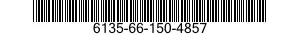 6135-66-150-4857 BATTERY,NONRECHARGEABLE 6135661504857 661504857