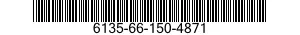 NSN 6135-66-150-4871 6135661504871 661504871 BATTERY,NONRECHARGEABLE