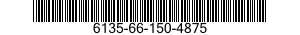 6135-66-150-4875 BATTERY,NONRECHARGEABLE 6135661504875 661504875