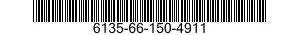 6135-66-150-4911 BATTERY,NONRECHARGEABLE 6135661504911 661504911