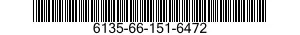 6135-66-151-6472 CELL,BATTERY 6135661516472 661516472