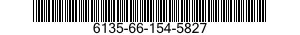 6135-66-154-5827 BATTERY,NONRECHARGEABLE 6135661545827 661545827