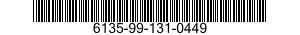 6135-99-131-0449 BATTERY,NONRECHARGEABLE 6135991310449 991310449