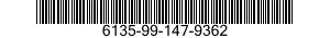 6135-99-147-9362 BATTERY,NONRECHARGEABLE 6135991479362 991479362