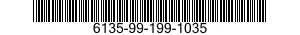 6135-99-199-1035 BATTERY,NONRECHARGEABLE 6135991991035 991991035
