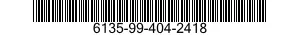 NSN 6135-99-404-2418 6135994042418 994042418 BATTERY