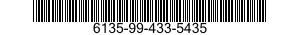 6135-99-433-5435 BATTERY,GRID BIAS 6135994335435 994335435