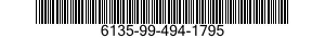 NSN 6135-99-494-1795 6135994941795 994941795 BATTERY,NONRECHARGEABLE