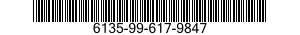 NSN 6135-99-617-9847 6135996179847 996179847 BATTERY,LITHIUM