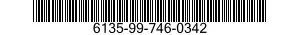 NSN 6135-99-746-0342 6135997460342 997460342 BATTERY ASSEMBLY