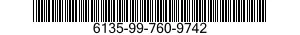 6135-99-760-9742 BATTERY,NONRECHARGEABLE 6135997609742 997609742