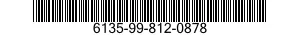 6135-99-812-0878 BATTERY,NONRECHARGEABLE 6135998120878 998120878