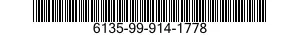 6135-99-914-1778 BATTERY,NONRECHARGEABLE 6135999141778 999141778