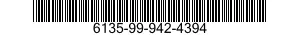 NSN 6135-99-942-4394 6135999424394 999424394 BATTERY,NONRECHARGEABLE