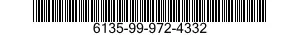 6135-99-972-4332 BATTERY,DRY 6135999724332 999724332