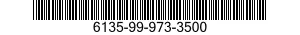 6135-99-973-3500 BATTERY,NONRECHARGEABLE 6135999733500 999733500