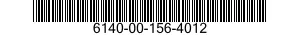 6140-00-156-4012  6140001564012 001564012