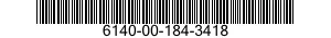 6140-00-184-3418  6140001843418 001843418