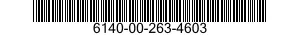 6140-00-263-4603 BATTERY,STORAGE 6140002634603 002634603